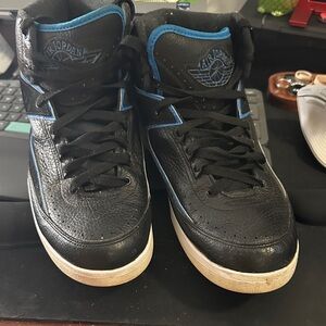 Jordan 2 Radio Raheem Black and Blue Athletic Shoes sz 11.5